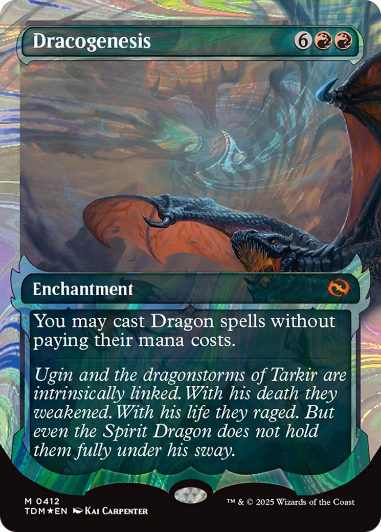 Dracogenesis (0412) (Showcase) (Halo Foil) [Tarkir: Dragonstorm] | Enigma On Main