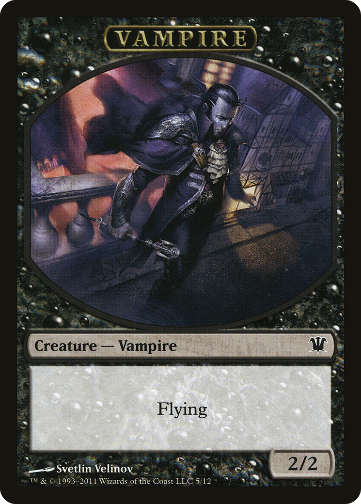 Vampire (0007) // Vampire (0008) Double-Sided Token [Innistrad Remastered Tokens] | Enigma On Main