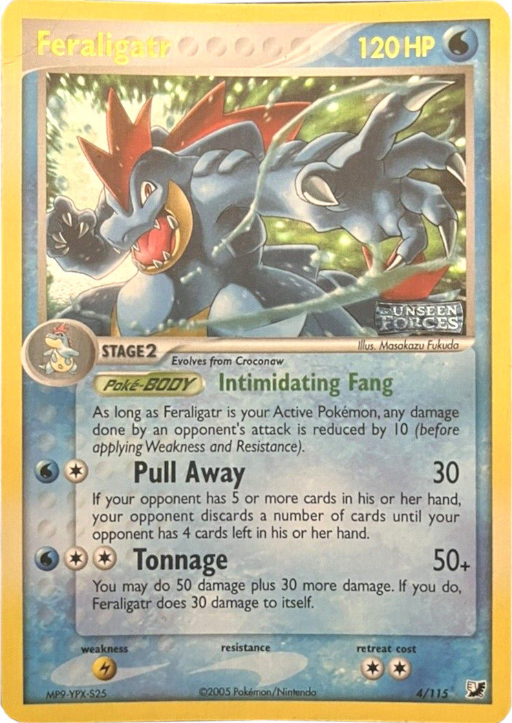 Feraligatr (4/115) (Stamped) [EX: Unseen Forces] | Enigma On Main