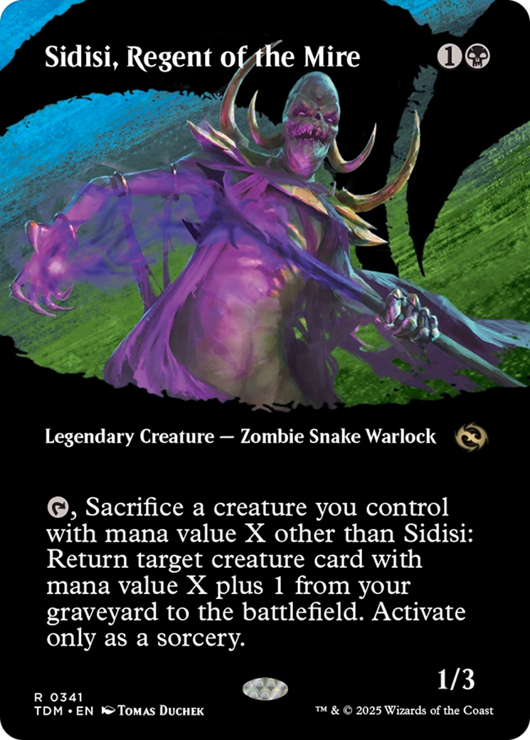 Sidisi, Regent of the Mire (Borderless) [Tarkir: Dragonstorm] | Enigma On Main