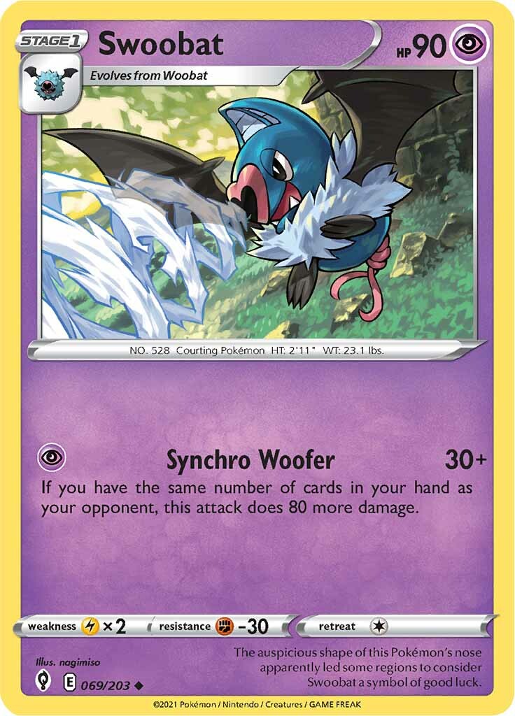 Swoobat (069/203) [Sword & Shield: Evolving Skies] | Enigma On Main