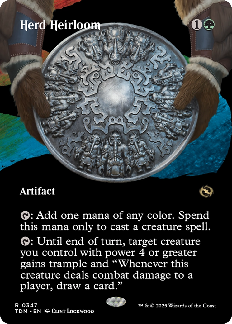 Herd Heirloom (Borderless) [Tarkir: Dragonstorm] | Enigma On Main