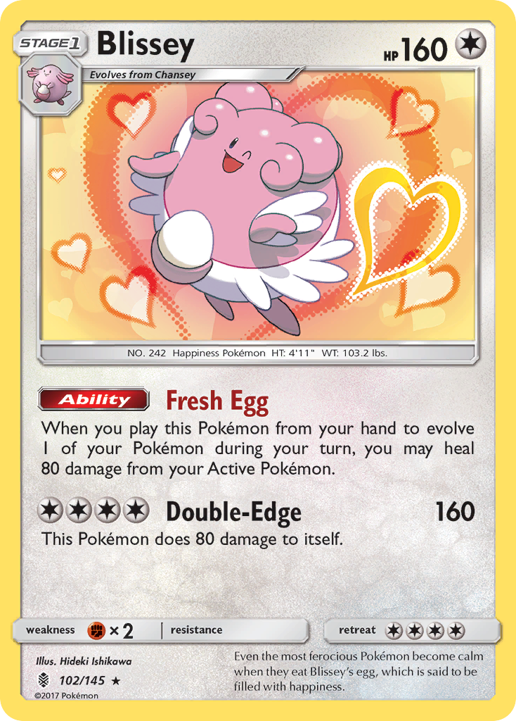 Blissey (102/145) [Sun & Moon: Guardians Rising] | Enigma On Main