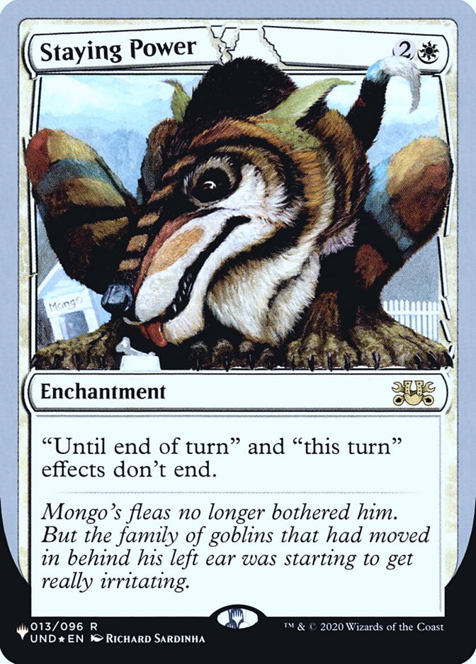 Staying Power (Unfinity Foil Edition) [The List] | Enigma On Main