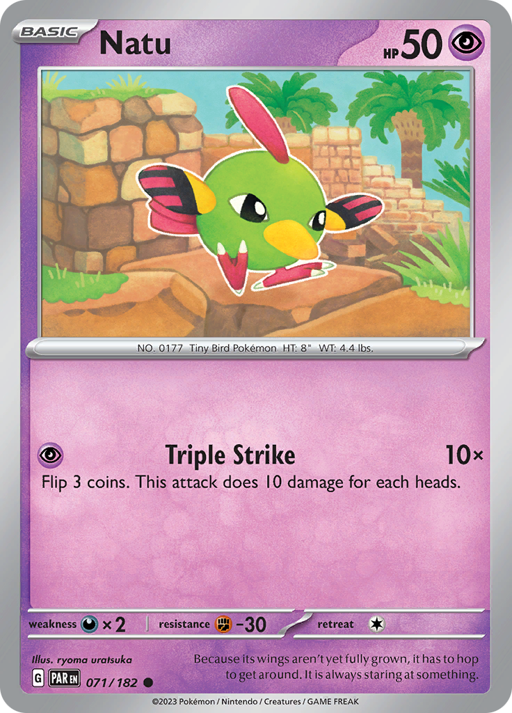 Natu (071/182) [Scarlet & Violet: Paradox Rift] | Enigma On Main