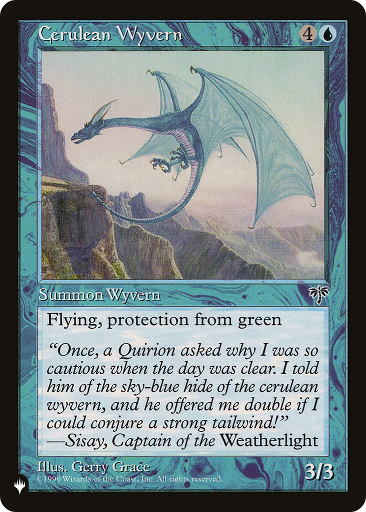 Cerulean Wyvern [The List Reprints] | Enigma On Main