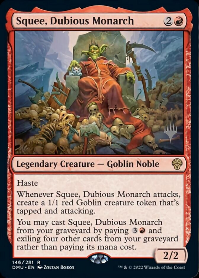 Squee, Dubious Monarch (Promo Pack) [Dominaria United Promos] | Enigma On Main