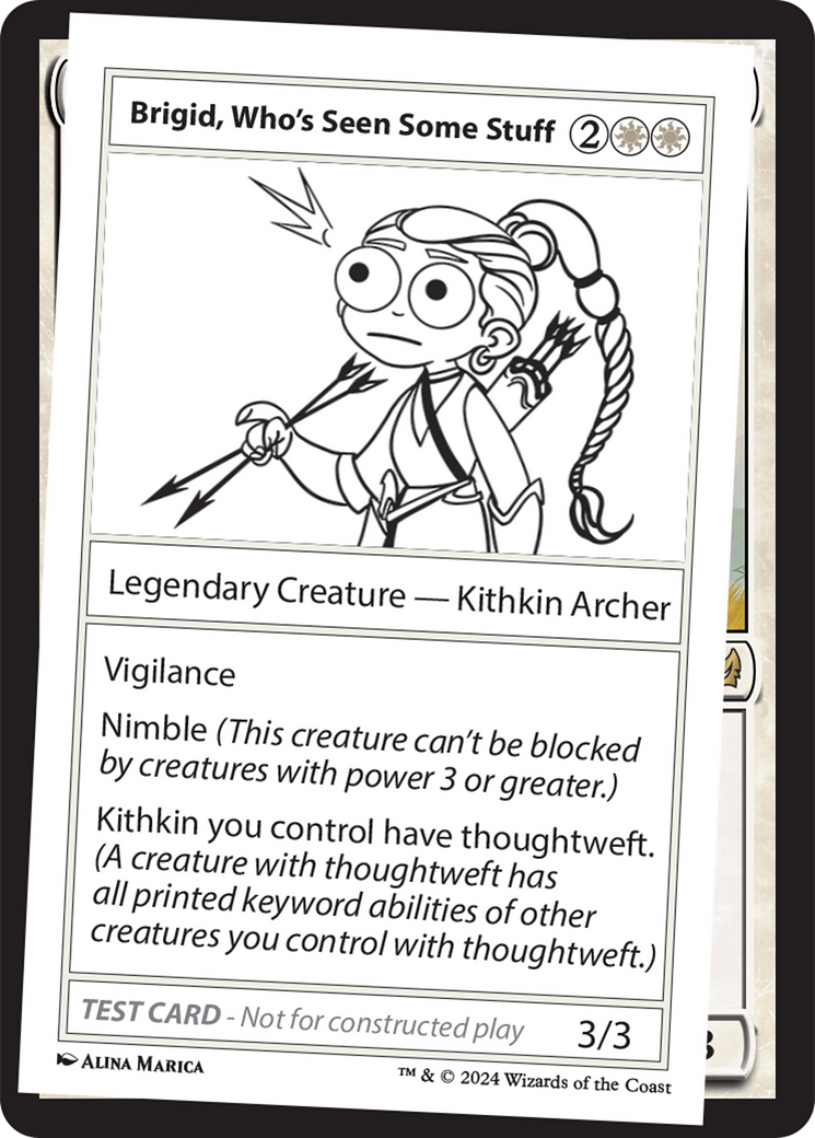 Brigid, Who's Seen Some Stuff [Mystery Booster 2 Playtest Cards] | Enigma On Main