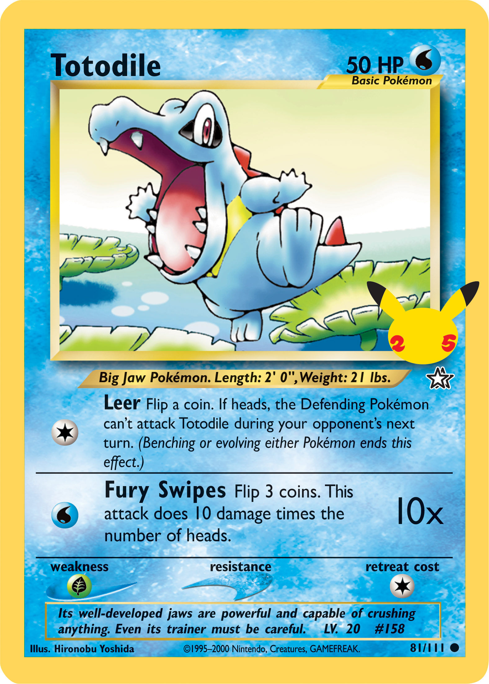 Totodile (81/111) (Jumbo Card) [First Partner Pack] | Enigma On Main