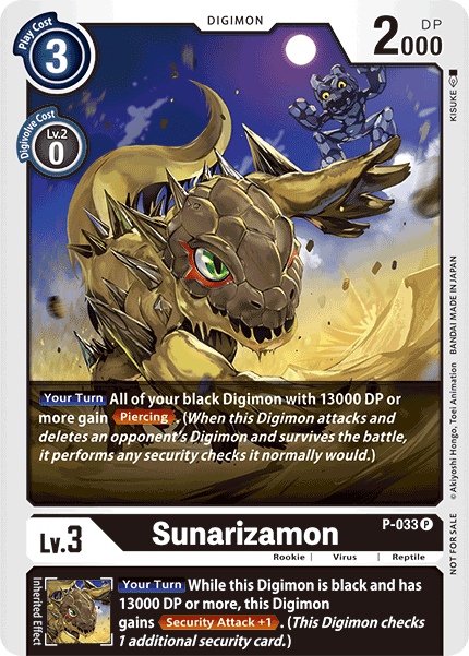 Sunarizamon [P-033] [Promotional Cards] | Enigma On Main
