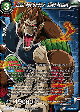 Great Ape Bardock, Allied Assault (Winner Stamped) (P-318) [Tournament Promotion Cards] | Enigma On Main