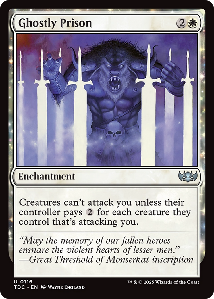 Ghostly Prison [Tarkir: Dragonstorm Commander] | Enigma On Main