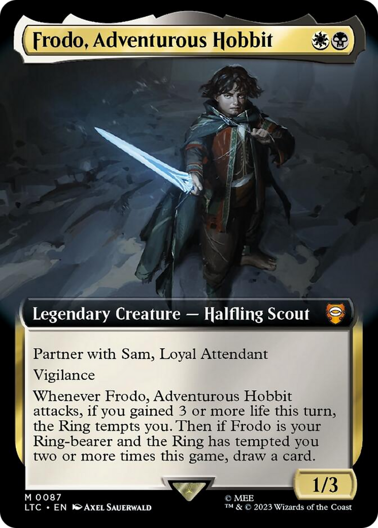 Frodo, Adventurous Hobbit (Extended Art) [The Lord of the Rings: Tales of Middle-Earth Commander] | Enigma On Main