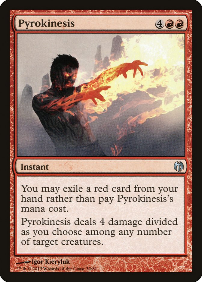 Pyrokinesis [Duel Decks: Heroes vs. Monsters] | Enigma On Main