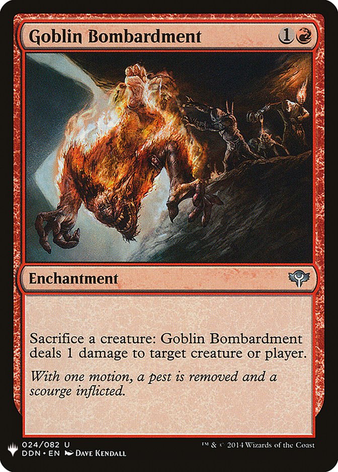 Goblin Bombardment [Mystery Booster] | Enigma On Main