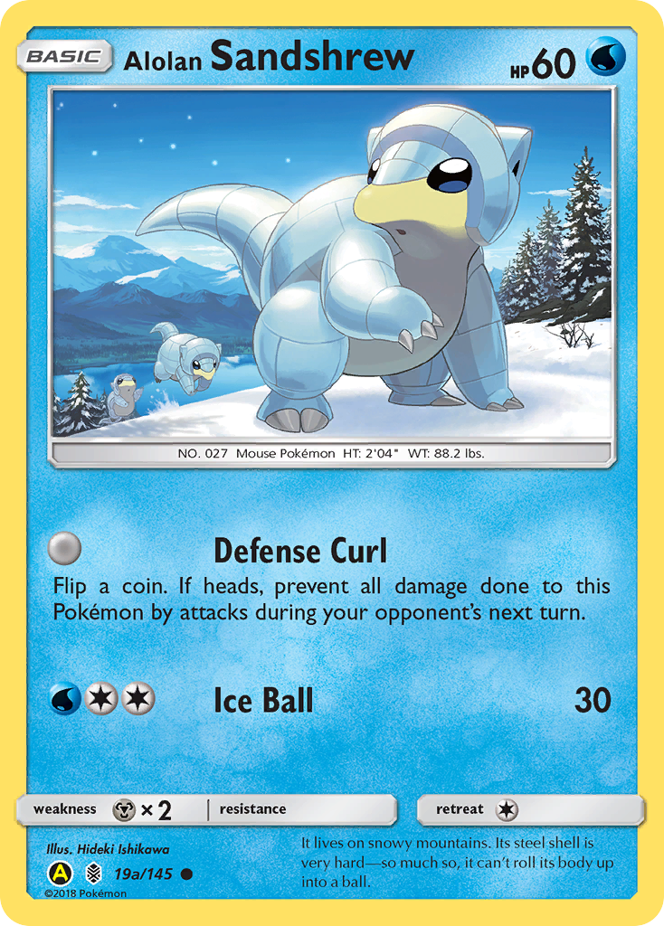 Alolan Sandshrew (19a/145) [Alternate Art Promos] | Enigma On Main