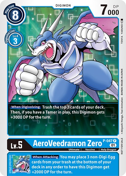 AeroVeedramon Zero [P-047] [Promotional Cards] | Enigma On Main