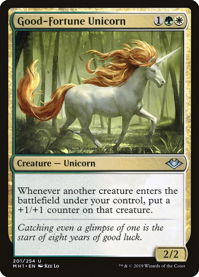 Good-Fortune Unicorn [Modern Horizons] | Enigma On Main