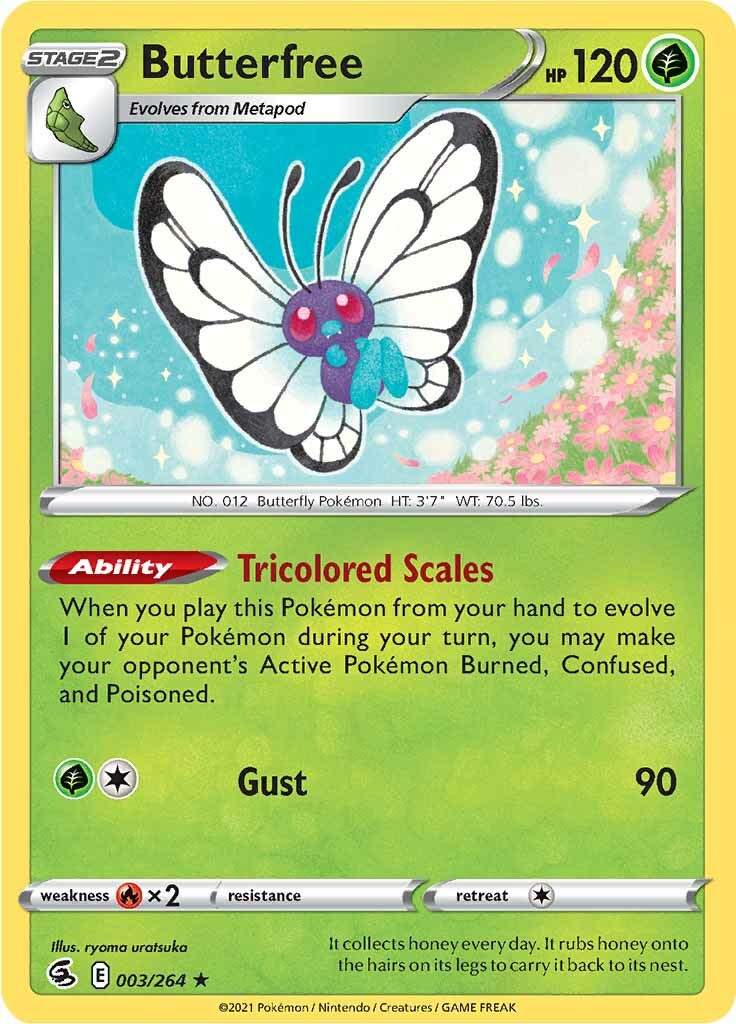 Butterfree (003/264) [Sword & Shield: Fusion Strike] | Enigma On Main