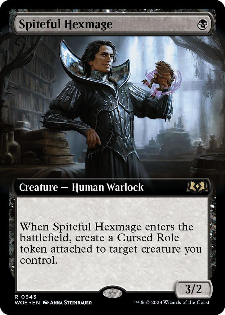 Spiteful Hexmage (Extended Art) [Wilds of Eldraine] | Enigma On Main