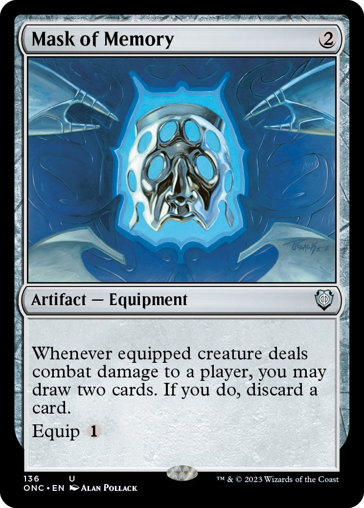 Mask of Memory [Phyrexia: All Will Be One Commander] | Enigma On Main