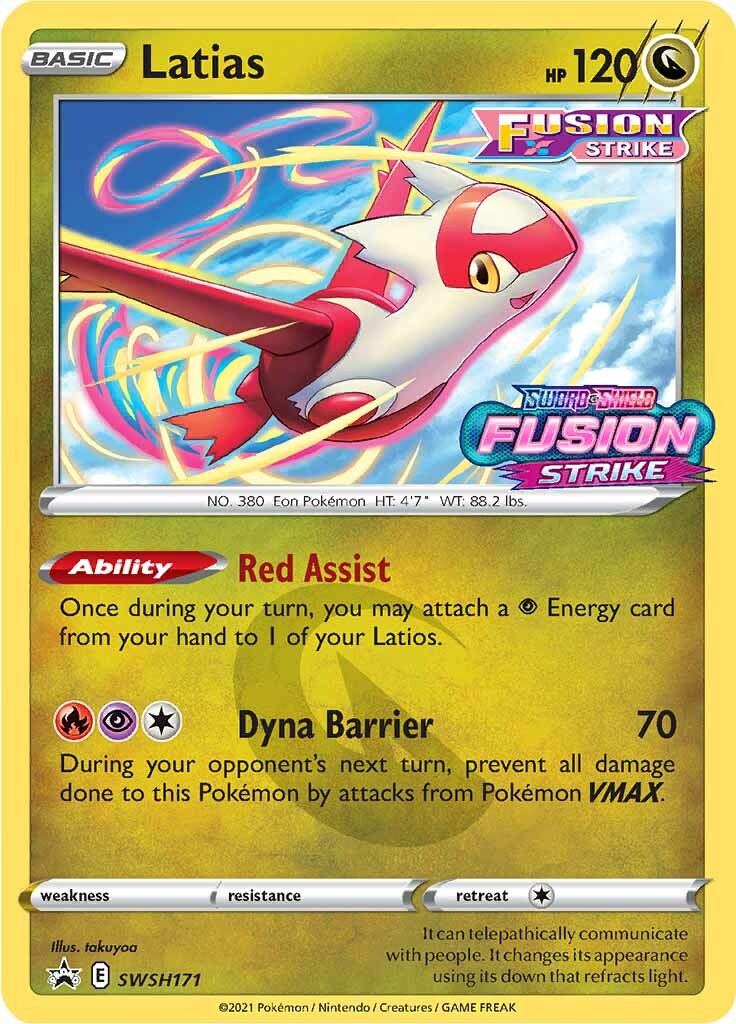 Latias (SWSH171) (Prerelease Promo) [Sword & Shield: Black Star Promos] | Enigma On Main