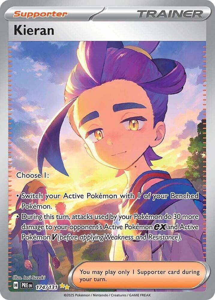 Kieran (174/131) [Scarlet & Violet: Prismatic Evolutions] | Enigma On Main