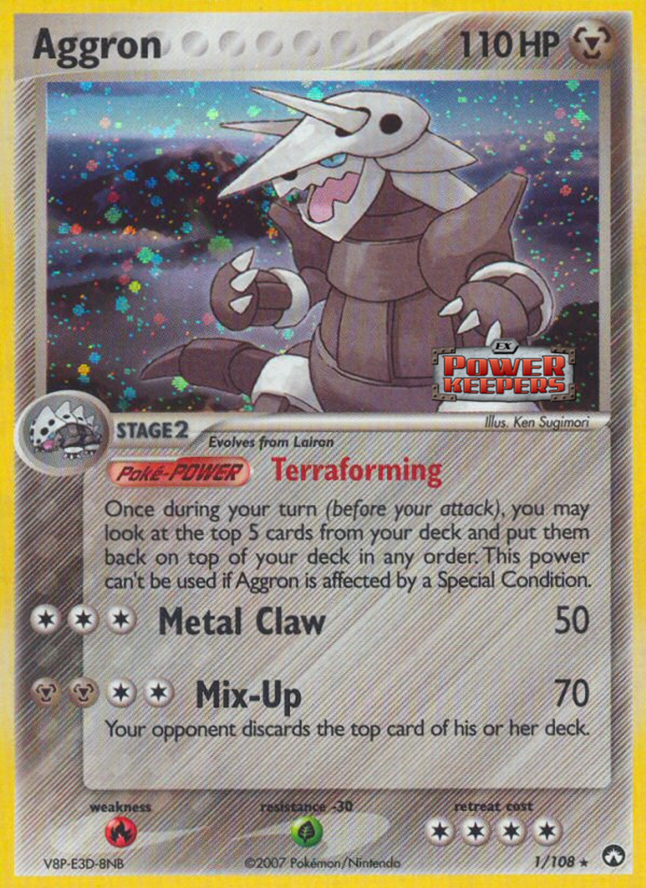 Aggron (1/108) (Stamped) [EX: Power Keepers] | Enigma On Main