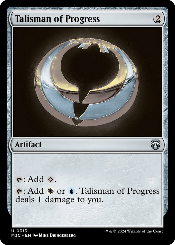 Talisman of Progress (Ripple Foil) [Modern Horizons 3 Commander] | Enigma On Main