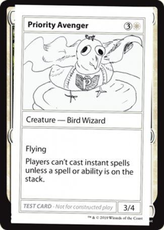 Priority Avenger (2021 Edition) [Mystery Booster Playtest Cards] | Enigma On Main