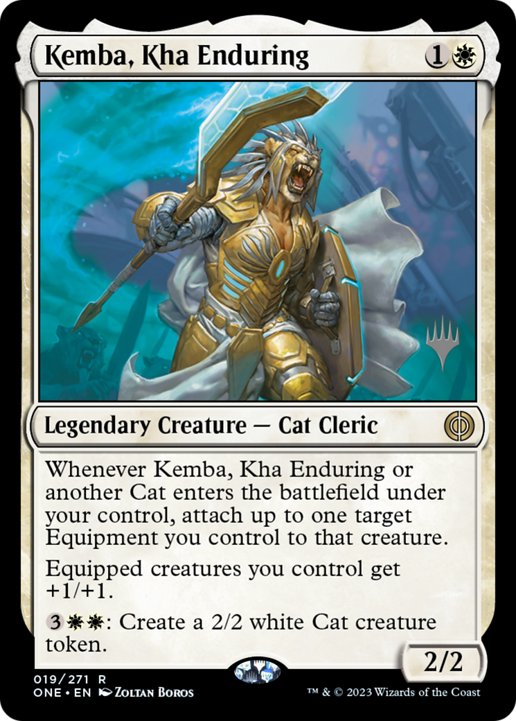 Kemba, Kha Enduring (Promo Pack) [Phyrexia: All Will Be One Promos] | Enigma On Main
