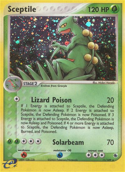 Sceptile (11/109) [EX: Ruby & Sapphire] | Enigma On Main