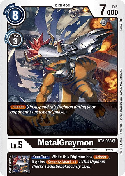 MetalGreymon [BT2-063] (Official Tournament Pack Vol.3) [Release Special Booster Promos] | Enigma On Main