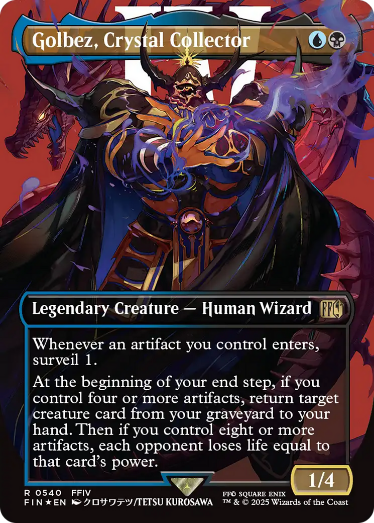 Golbez, Crystal Collector (Borderless) (Surge Foil) [FINAL FANTASY] | Enigma On Main