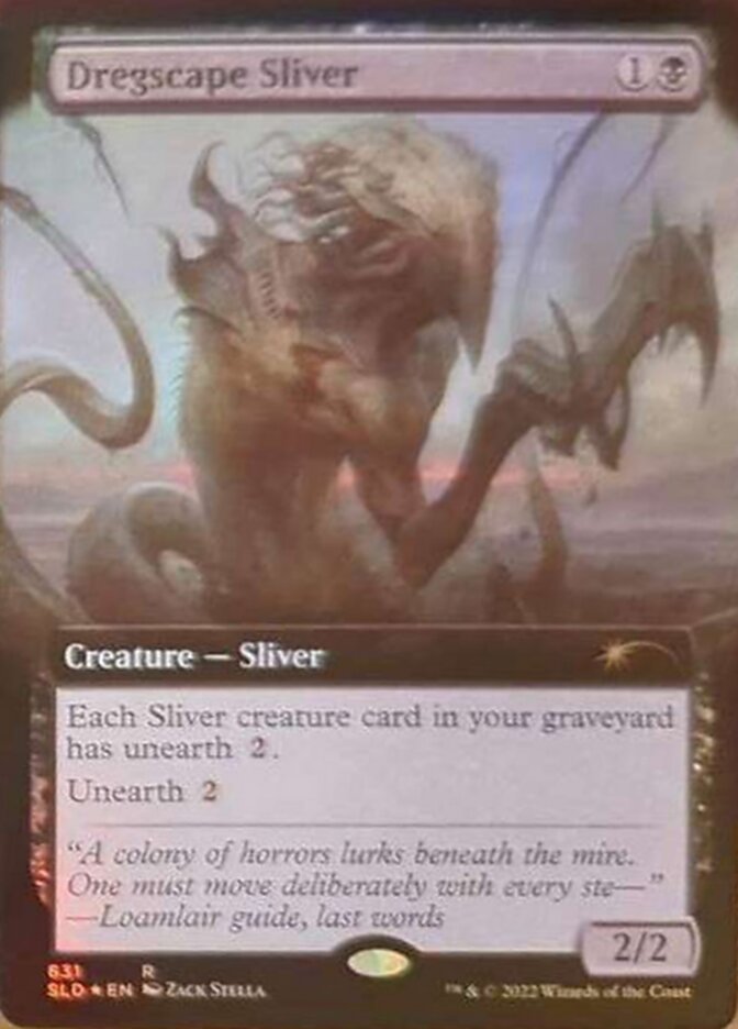 Dregscape Sliver (Extended Art) [Secret Lair Drop Promos] | Enigma On Main