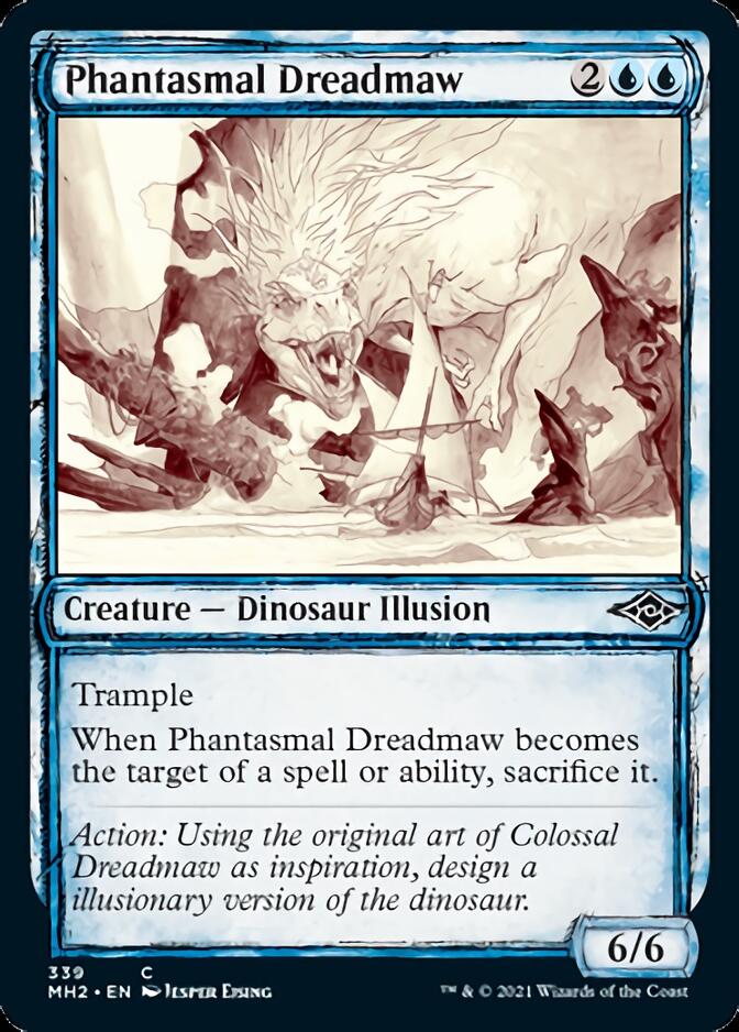 Phantasmal Dreadmaw (Sketch) [Modern Horizons 2] | Enigma On Main