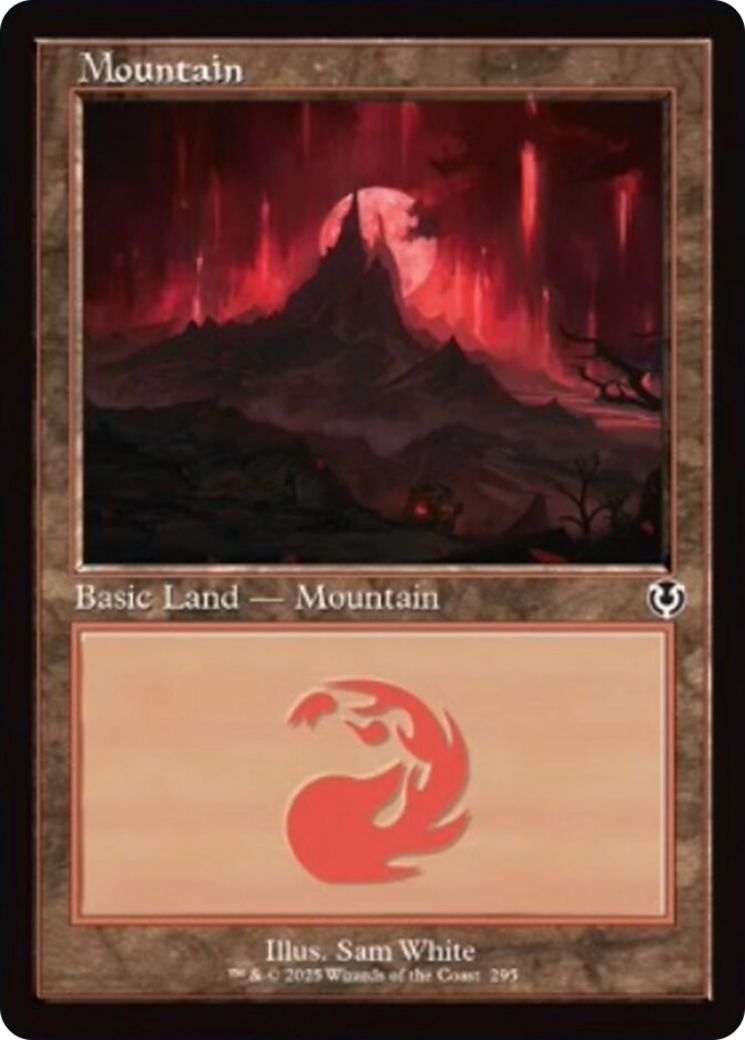 Mountain (295) (Retro Frame) [Innistrad Remastered] | Enigma On Main