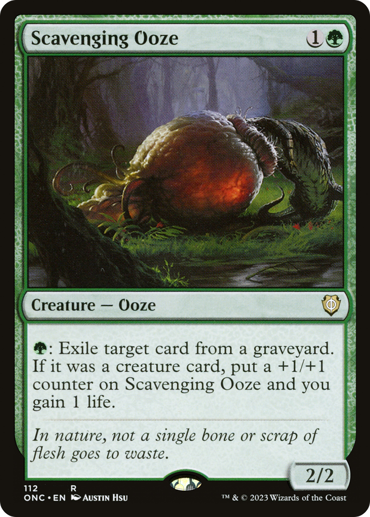 Scavenging Ooze [Phyrexia: All Will Be One Commander] | Enigma On Main