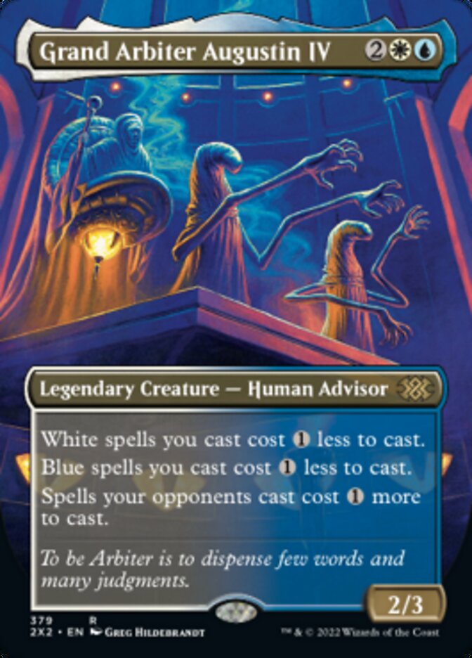 Grand Arbiter Augustin IV (Borderless Alternate Art) [Double Masters 2022] | Enigma On Main