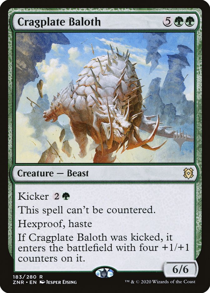 Cragplate Baloth (Promo Pack) [Zendikar Rising Promos] | Enigma On Main