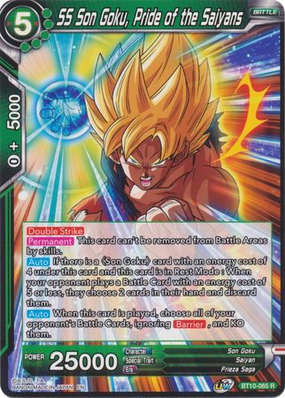 SS Son Goku, Pride of the Saiyans (BT10-065) [Rise of the Unison Warrior 2nd Edition] | Enigma On Main