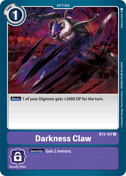 Darkness Claw [BT2-107] [Release Special Booster Ver.1.0] | Enigma On Main
