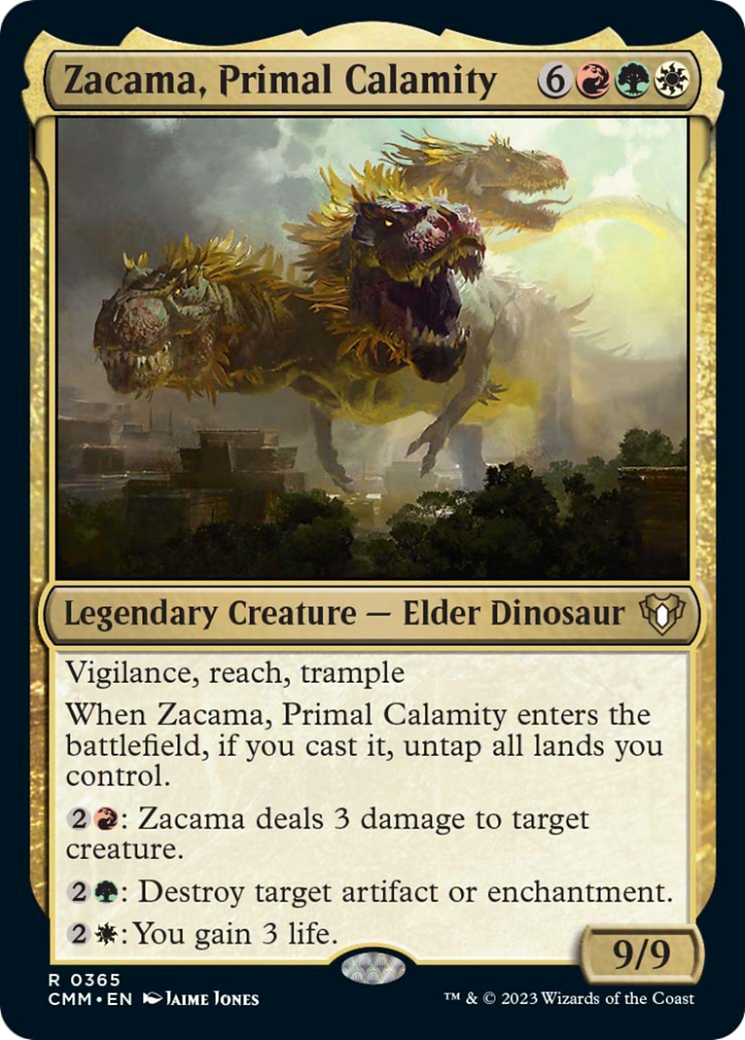 Zacama, Primal Calamity [Commander Masters] | Enigma On Main