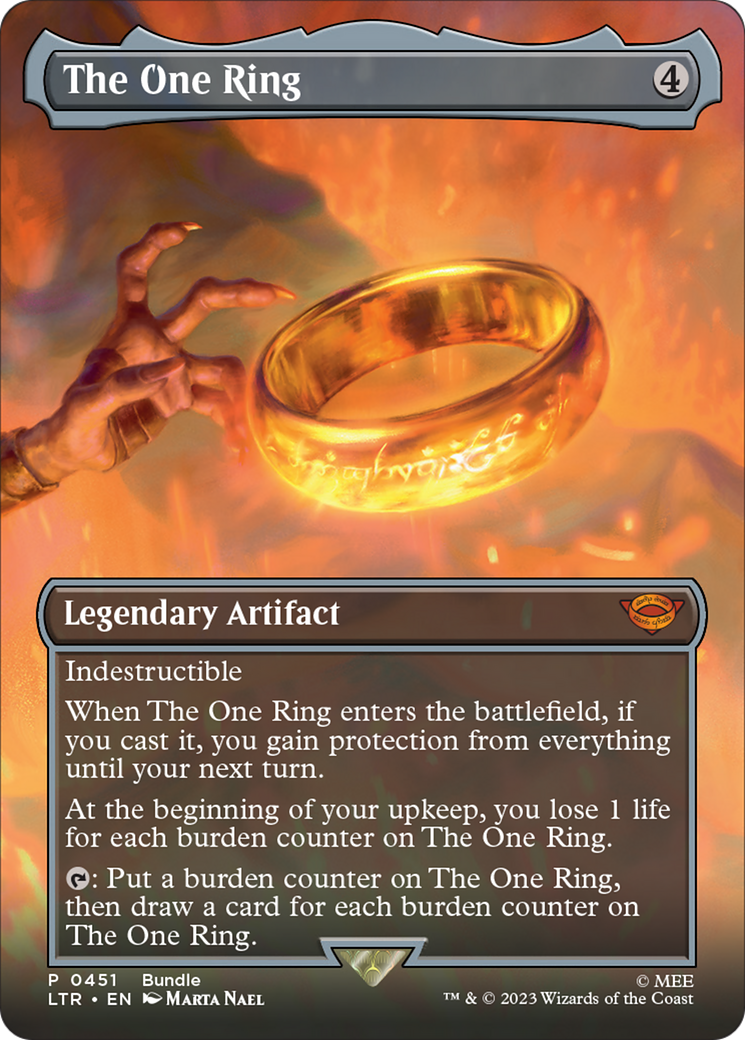 The One Ring (Borderless Alternate Art) [The Lord of the Rings: Tales of Middle-Earth] | Enigma On Main