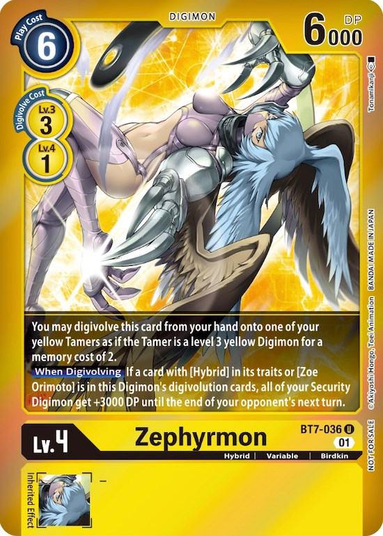 Zephyrmon [BT7-036] (Event Pack 3) [Next Adventure Promos] | Enigma On Main