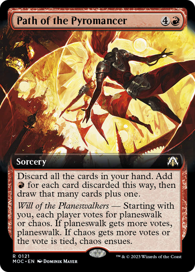 Path of the Pyromancer (Extended Art) [March of the Machine Commander] | Enigma On Main