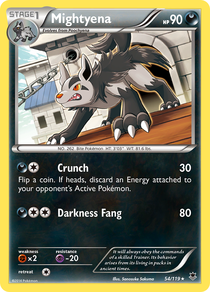 Mightyena (54/119) [XY: Phantom Forces] | Enigma On Main