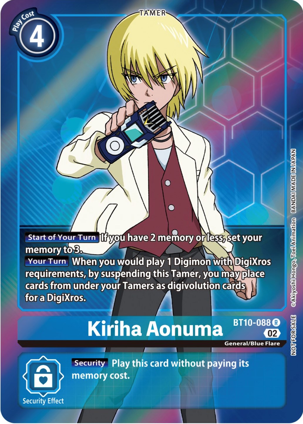 Kiriha Aonuma [BT10-088] (Box Topper) [Xros Encounter] | Enigma On Main