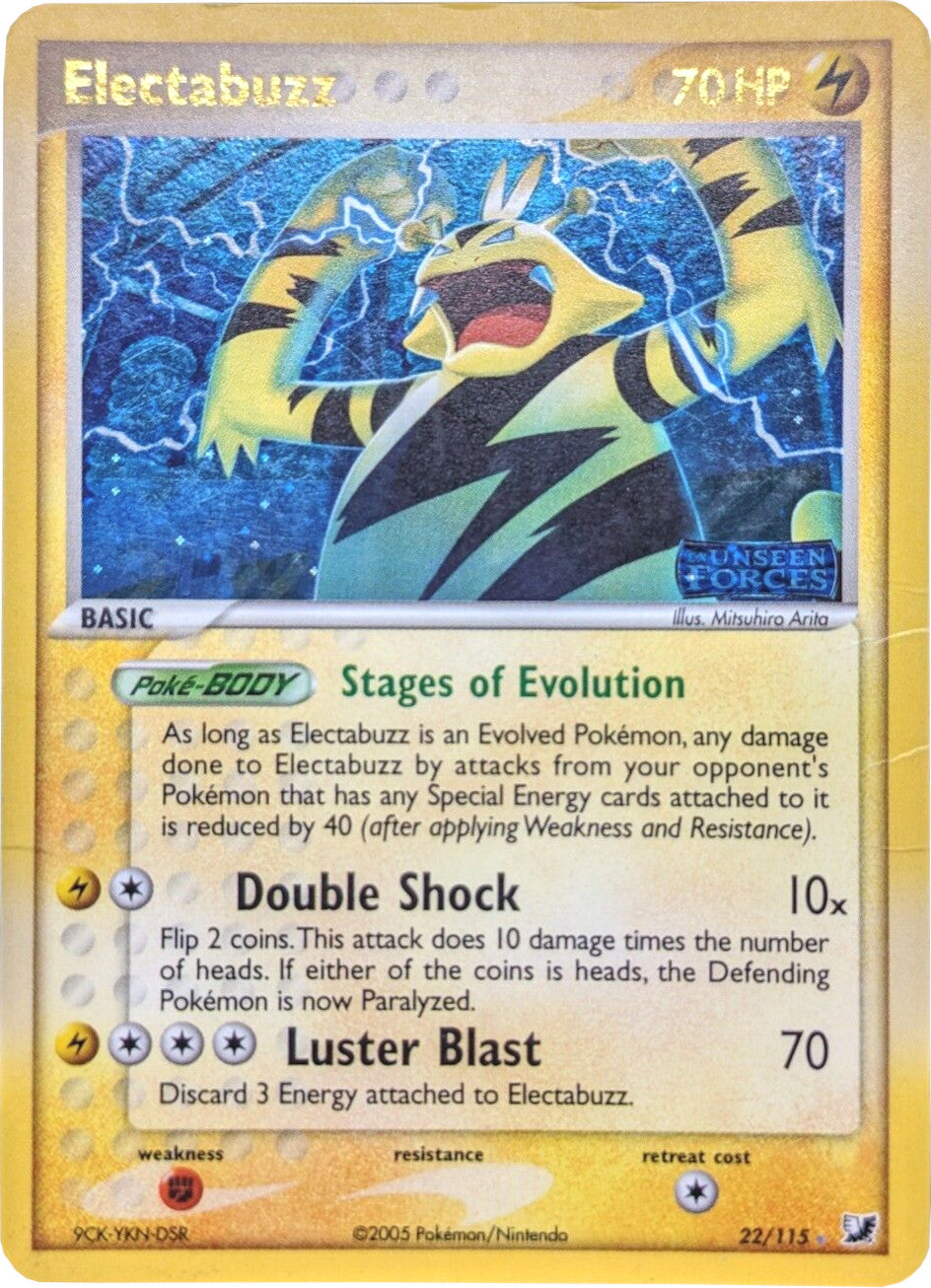 Electabuzz (22/115) (Stamped) [EX: Unseen Forces] | Enigma On Main