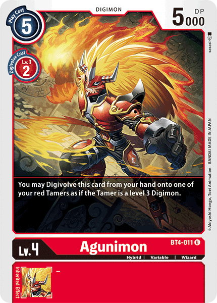 Agunimon [BT4-011] [Great Legend] | Enigma On Main